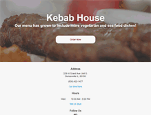 Tablet Screenshot of kebabhousebensenville.com